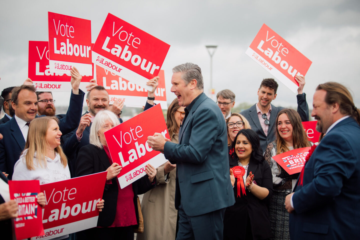 The U.K. Labour Party has won a landslide election victory over the Conservatives, according to an exit poll.