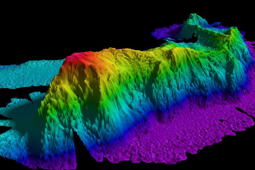 Underwater mountains have a significant impact on ocean circulation.