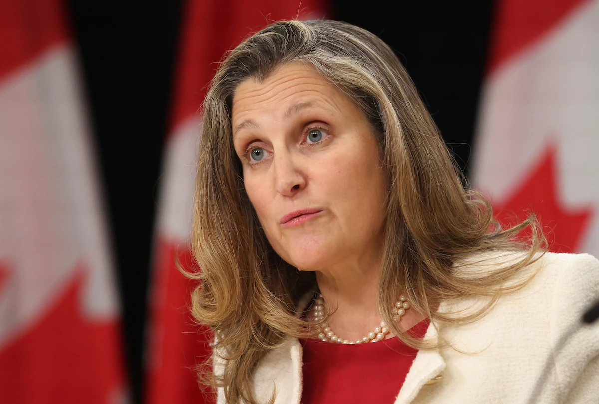 Freeland’s Resignation Sparks Political Turmoil in Trudeau’s Government